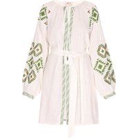 Besticktes Tunika-Minikleid