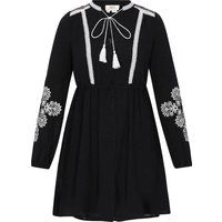Besticktes Boho-Minikleid im Folklore-Stil