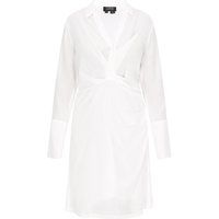 Elegantes Hemdblusenkleid mit drapierter Front