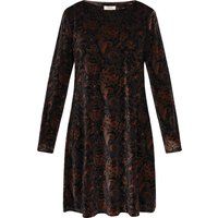 Retro-Minikleid aus Paisley-Samt