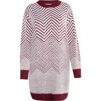 Strickkleid mit Zickzack-Muster