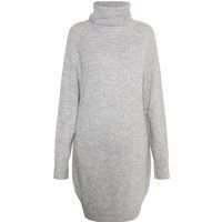 Locker geschnittenes Rollkragen-Strickkleid