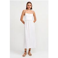 Gesmoktes A-Linien-Midikleid