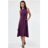 Ärmelloses Midikleid in A-Linie