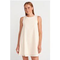 Minimalistisches ärmelloses Baumwoll-Shiftkleid