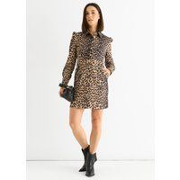 Utility-Mini mit Leopardenmuster
