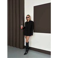 Oversize Tailiertes Blazer-Minikleid