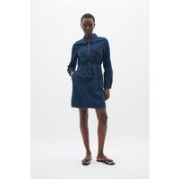 Denim-Minikleid mit Reißverschluss