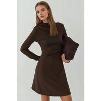 Drapiertes Slim-Fit Minikleid