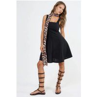 Elegantes A-Linien-Minikleid mit Karree-Ausschnitt
