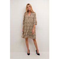 Bedrucktes Etagenkleid in A-Linie