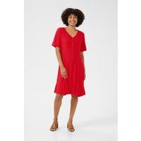 Feminines Kurzarm Hemdblusenkleid