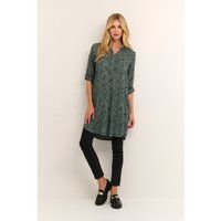 Hemdblusenkleid mit Animal-Print