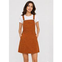 Rustikales Latzkleid aus Wildleder