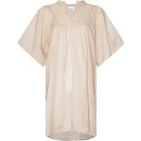 Luftiges Mini-Baumwollkleid mit V-Ausschnitt
