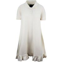 Polo-Minikleid mit Rüschensaum