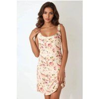 Romantisches Minikleid mit Blumenmuster