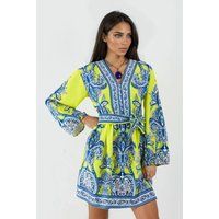 Elegantes Paisley-Minikleid in A-Linie