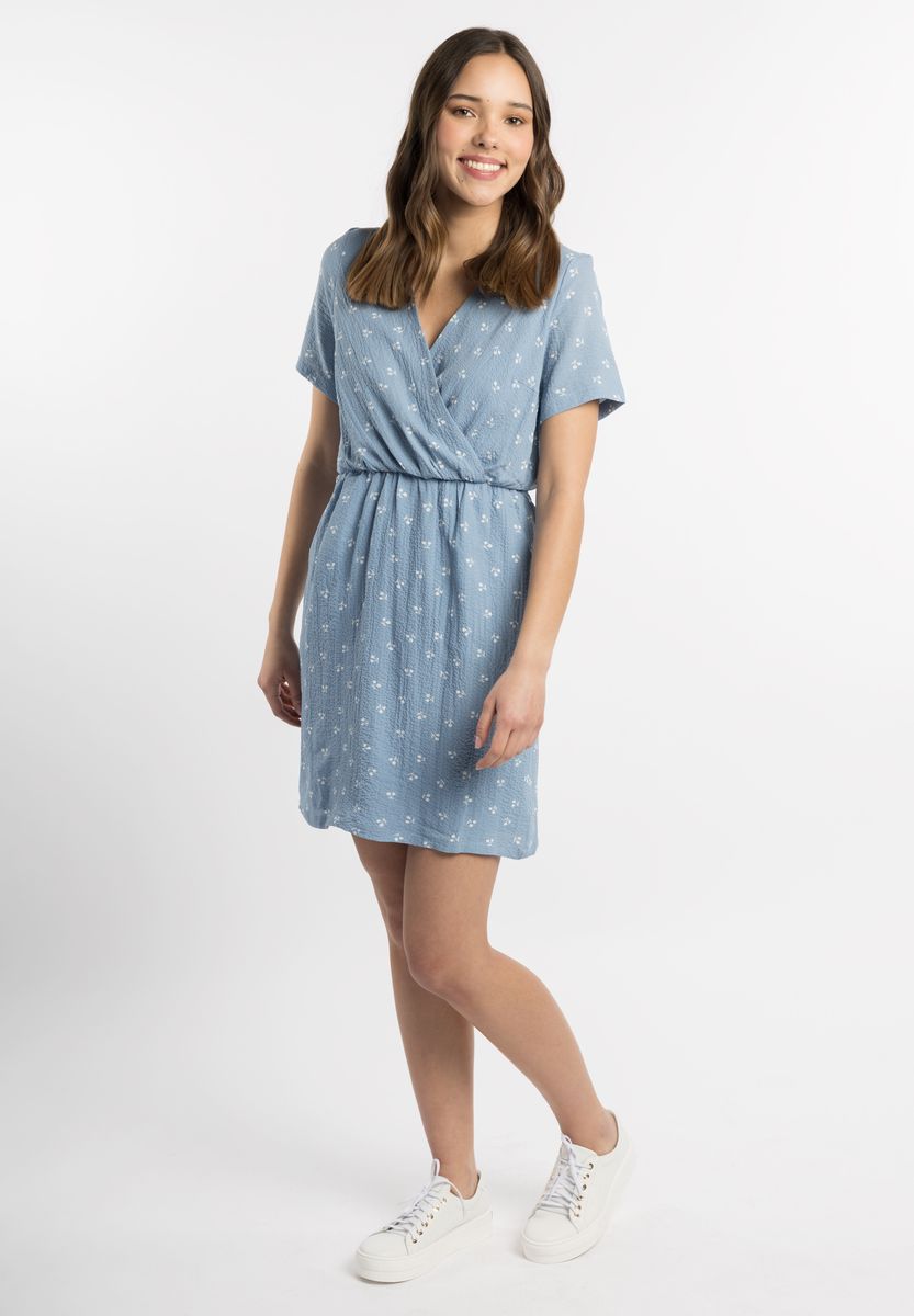 Kurzes Kleid in Wickeloptik
