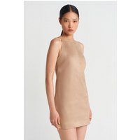 Minimalistisches Minikleid mit Stehkragen