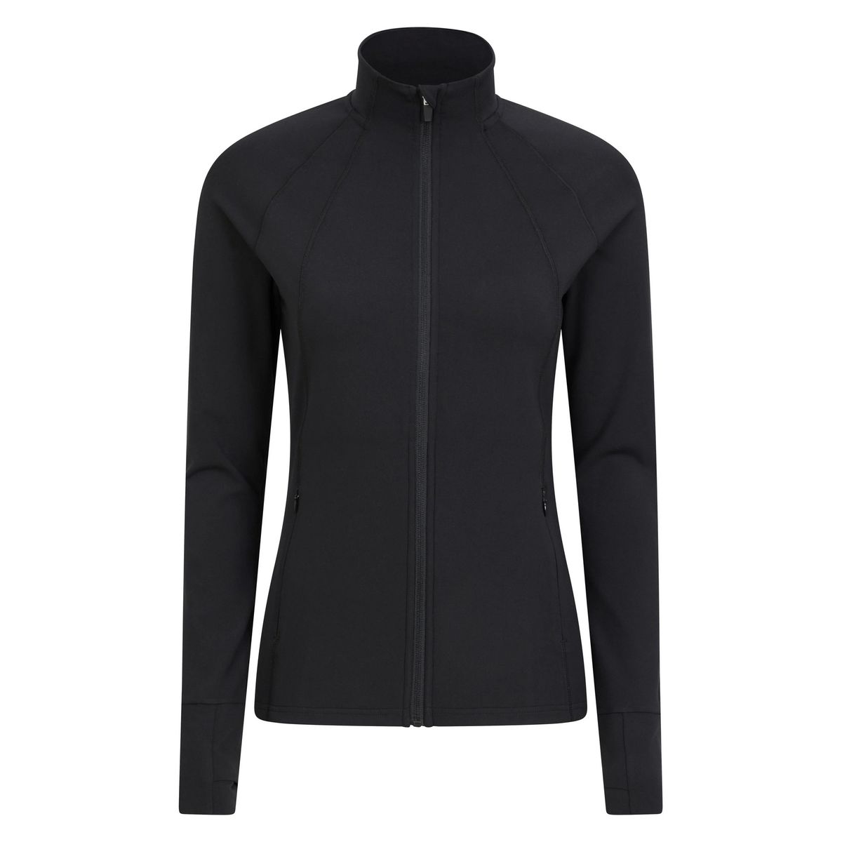 Sportliche Funktionsjacke mit Stehkragen