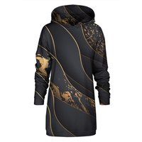 Oversize-Mini mit abstraktem Grafikprint