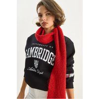 Sweatshirt mit Grafikprint im Universitätsstil