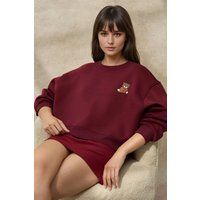 Besticktes Sweatshirt im Relaxed Fit