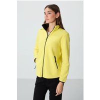 Plüsch-Fleecejacke mit Reißverschluss