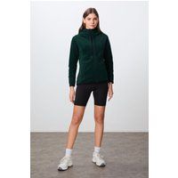 Plüsch-Fleece-Hoodie mit Reißverschluss