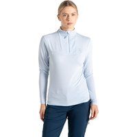 Gestreifter Fleece-Midlayer mit Viertelreißverschluss