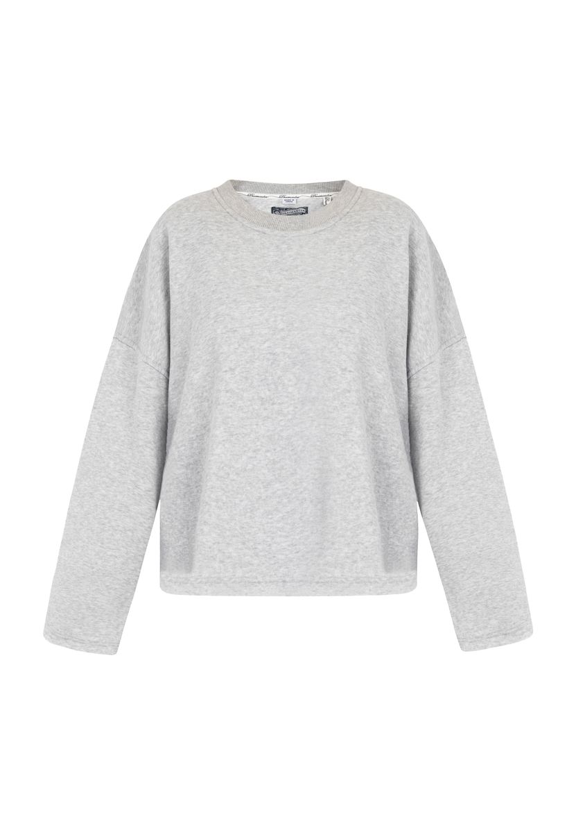 Lockerer Oversize-Pullover mit offener Kante