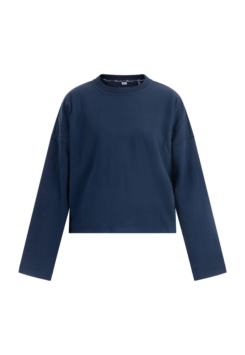 Oversize-Sweatshirt mit offenen Kanten