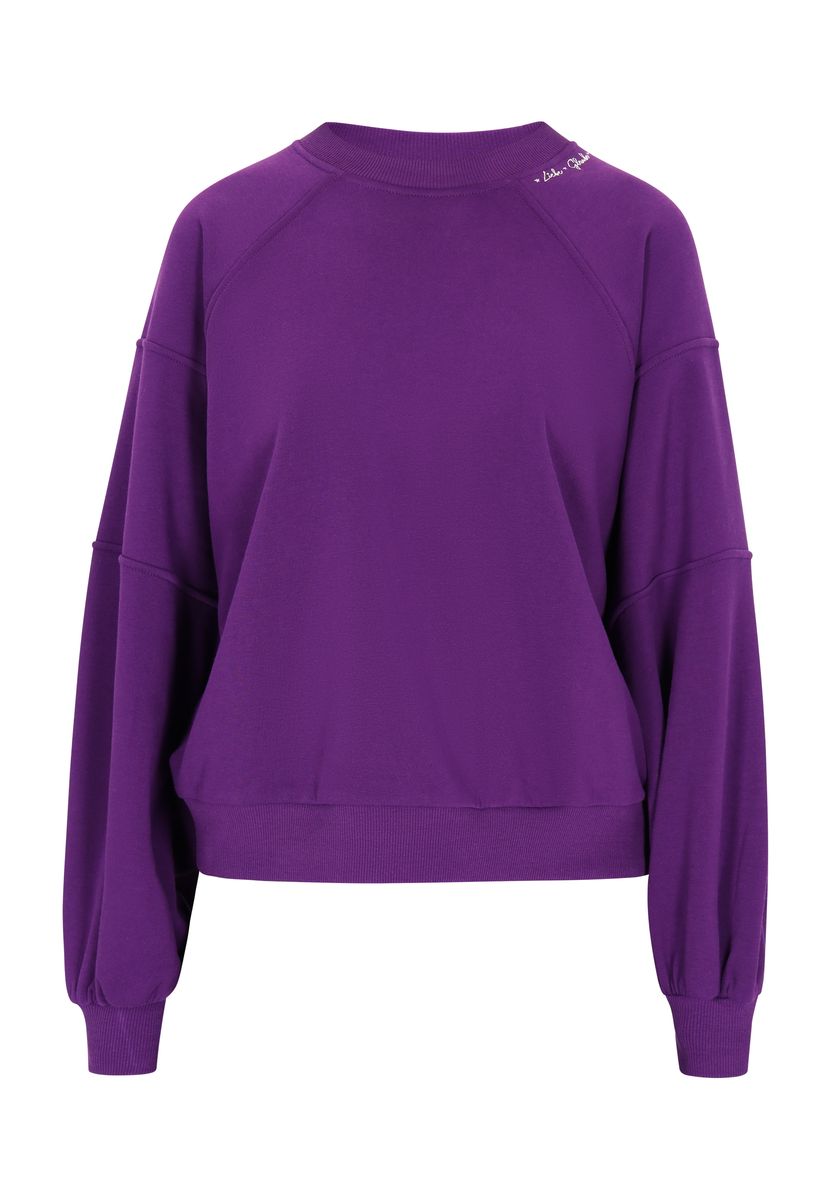 Lockeres Sweatshirt mit Raglanärmeln