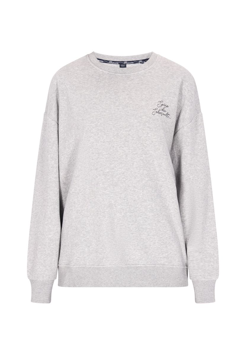 Lockeres Sweatshirt mit Rundhalsausschnitt