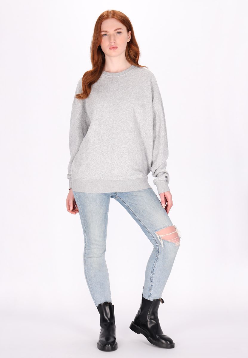 Bequemes Sweatshirt mit Rundhalsausschnitt