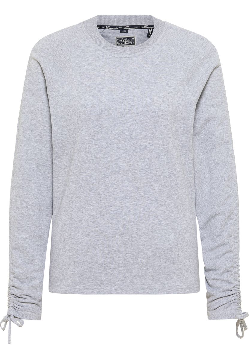 Sweatshirt mit gerafften Raglanärmeln