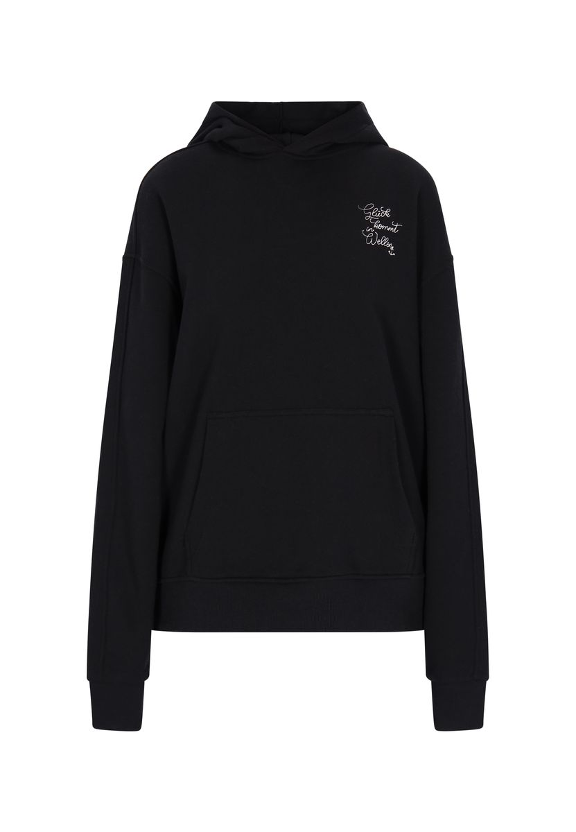 Oversized-Hoodie mit gesticktem Schriftzug