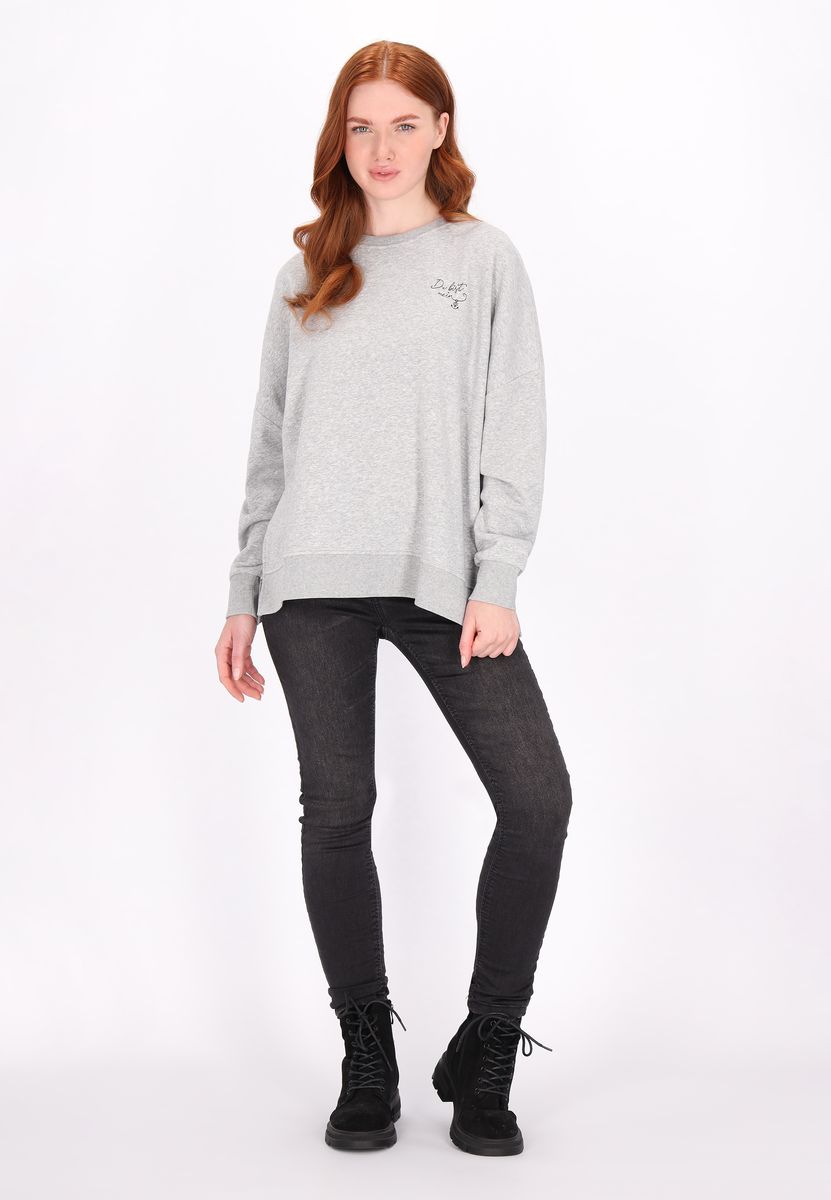 Lässiges Rundhals-Sweatshirt mit Logo