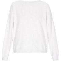 Lockeres Sweatshirt mit U-Boot-Ausschnitt