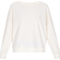 Entspanntes Sweatshirt mit U-Boot-Ausschnitt