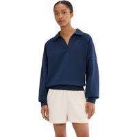 Legeres Sweatshirt mit Polokragen