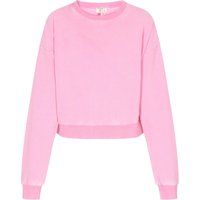Oversize-Crop-Top mit Rippbündchen