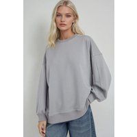 Strick-Sweatshirt mit entspannter Passform