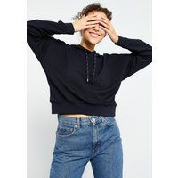 Entspannter Hoodie aus Baumwollmix