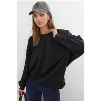 Oversized Rundhals-Sweatshirt mit Soft-Touch