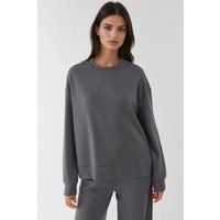 Lockeres Sweatshirt aus Modal-Mischung