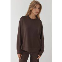 Basic-Sweatshirt mit Modal-Griff