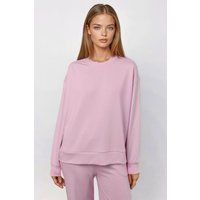 Modal-Sweatshirt mit Rundhalsausschnitt