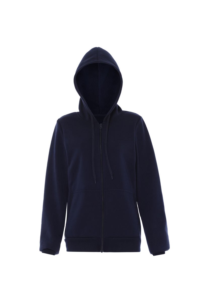 Klassische Kapuzensweatjacke mit Reißverschluss